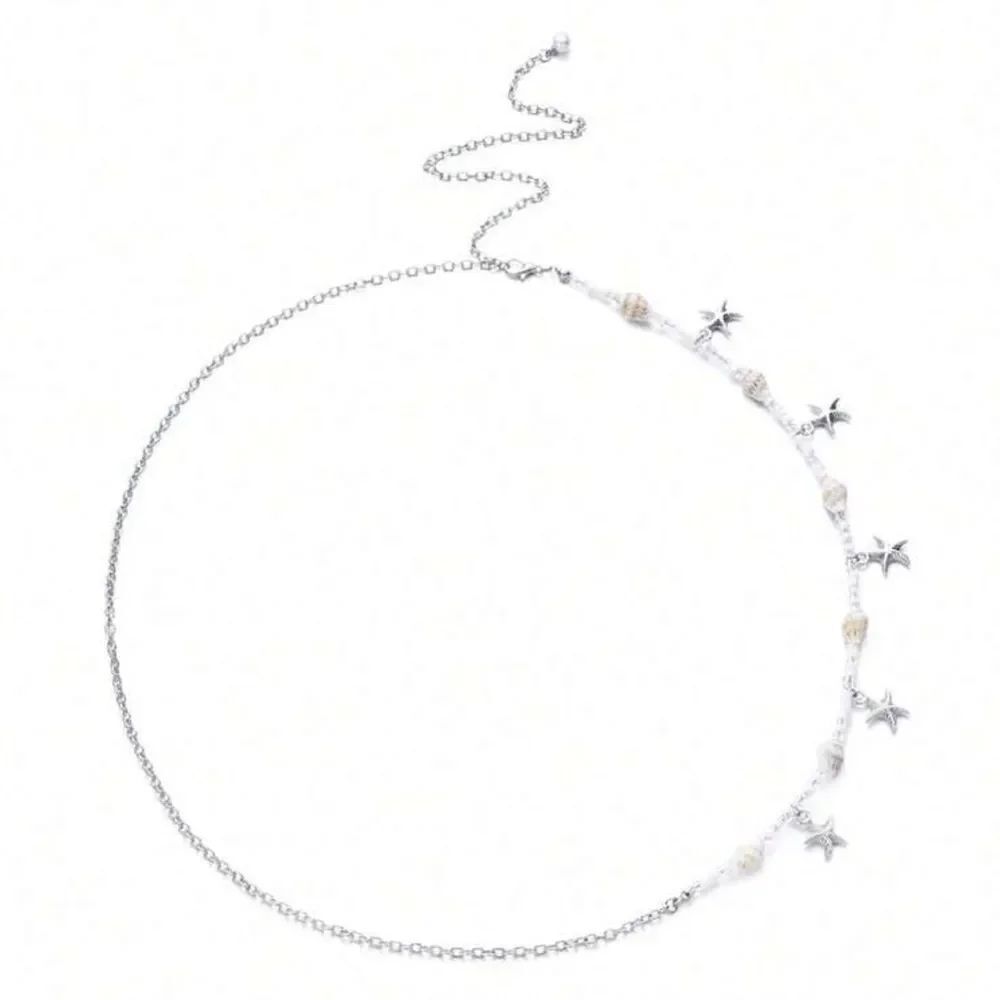 Silver Starfish Shell Waist Chain R271 - Picture 2 of 2